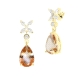 PENDIENTES ORO PIEDRA FINA