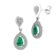 1PEB1284     PENDIENTES ORO BLANCO