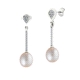 PEND. ORO BLANCO BRILLANTES 0,26 KTES