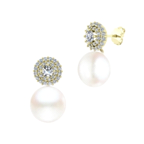 1PE 676      PENDIENTES ORO 750 MM