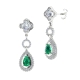 1PEB1303     PENDIENTES ORO BLANCO