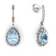 1PEB1344     PENDIENTES ORO BLANCO