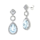 1PEB1345     PENDIENTES ORO BLANCO
