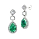 1PEB1345     PENDIENTES ORO BLANCO