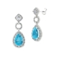 1PEB1345     PENDIENTES ORO BLANCO