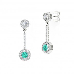 PENDIENTES PLAATA RODIADA