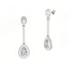 PENDIENTES ORO BLANCO