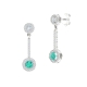 PENDIENTES PLAATA RODIADA