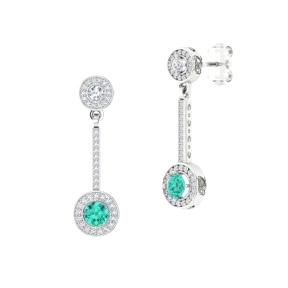 PENDIENTES PLAATA RODIADA