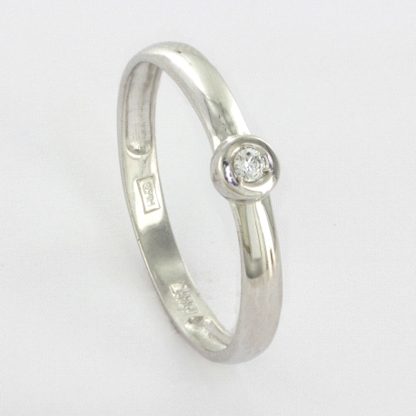 2SOB562/F    SOLITARIO O.BCO.BRILLANTES