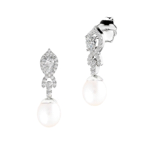 PENDIENTES PLATA RODIADA