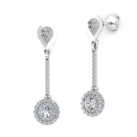 1PEB1268     PENDIENTES ORO BLANCO