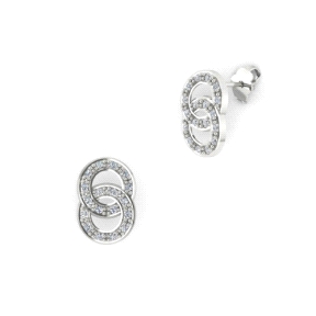 1PEB1320     PENDIENTES ORO BLANCO