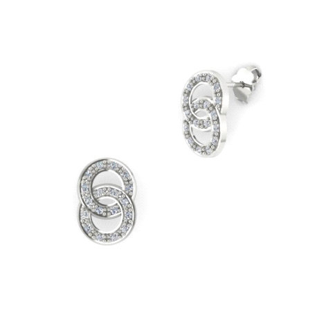 1PEB1320     PENDIENTES ORO BLANCO