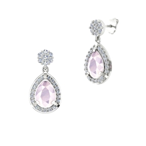 1PEB1360     PENDIENTES ORO BLANCO