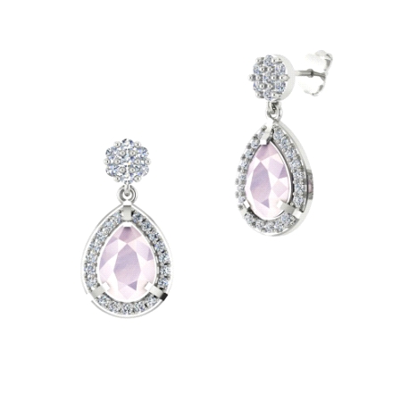 1PEB1360     PENDIENTES ORO BLANCO