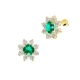 1PEB1365     PENDIENTES ORO BLANCO