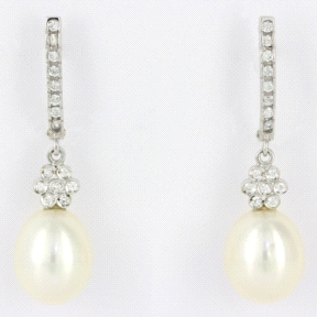 1PEB1171      PENDIENTES ORO BLANCO