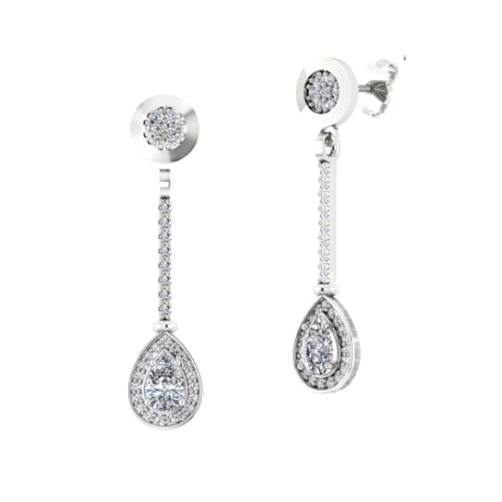 1PEB1251     PENDIENTES ORO BLANCO