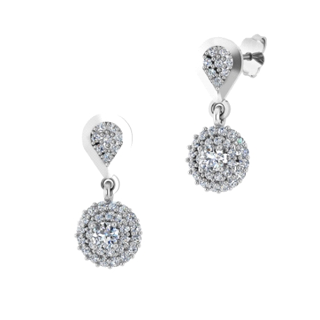 1PEB1285     PENDIENTES ORO BLANCO