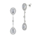 PENDIENTES ORO BLANCO