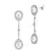 PENDIENTES ORO BLANCO