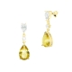 PENDIENTES ORO PIEDRA FINA