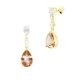 PENDIENTES ORO PIEDRA FINA
