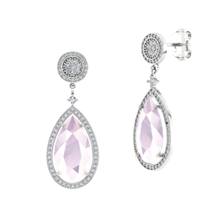 1PPL266      PEND.PLATA RODIADA PIEDRA N