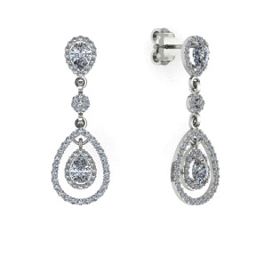 1PPL298      PENDIENTES PLATA RODIADA