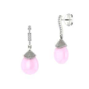 PENDIENTES PLATA RODIADA