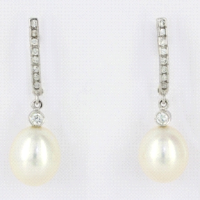 1PEB1168     PENDIENTES ORO BLANCO