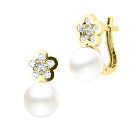 PENDIENTES CATALAN NIÑA PERLA