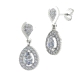 1PEB1284     PENDIENTES ORO BLANCO
