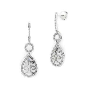 1PEB1313     PENDIENTES ORO BLANCO