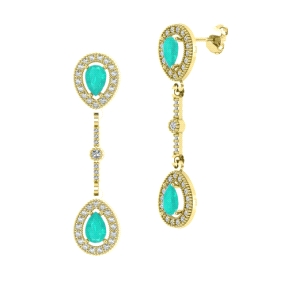 PEND.ORO DOBLETE ESMERALDA