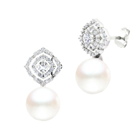 1PEB1350     PENDIENTES ORO BLANCO