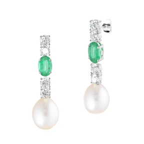 PEND.O.B.TOP.BLANCO-ESMERALDA FINA-PERLA