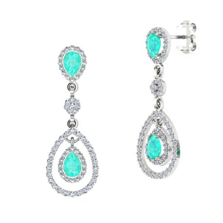 PEN. PLATA RODIADOS  DOBLETE ESMERALDA