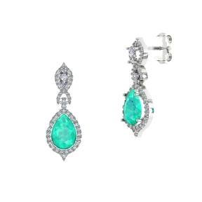 PEN. PLATA RODIADOS DOBLETE ESMERALDA