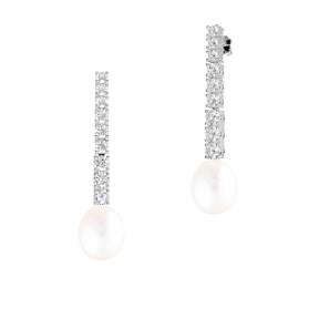 PENDIENTES PLATA RODIADA