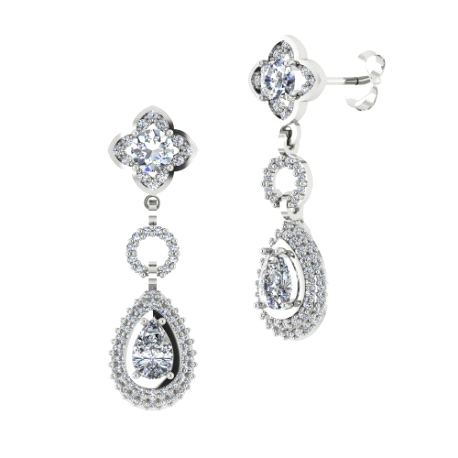 1PEB1303     PENDIENTES ORO BLANCO