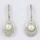 1PEB1178     PENDIENTES ORO BLANCO