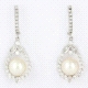 1PEB1174     PENDIENTES ORO BLANCO