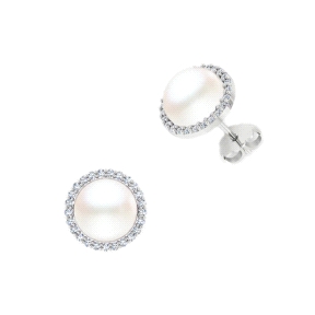 1PEB1264     PENDIENTES ORO BLANCO