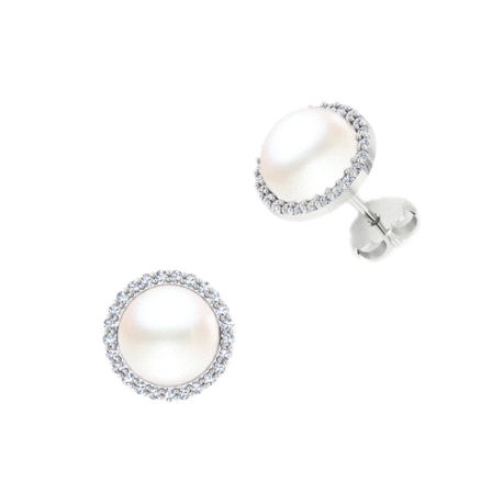 1PEB1264     PENDIENTES ORO BLANCO