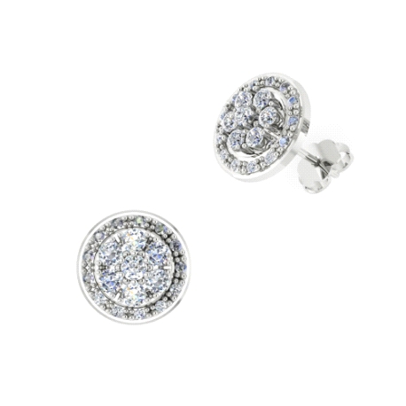 1PEB1309     PENDIENTES ORO BLANCO