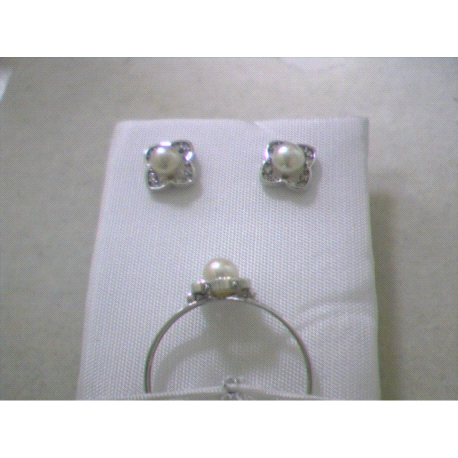 1PEB1317     PENDIENTES ORO BLANCO