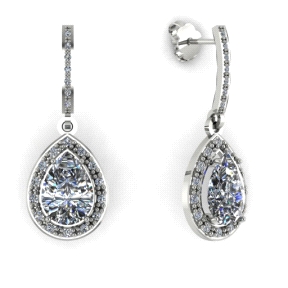 1PEB1344     PENDIENTES ORO BLANCO