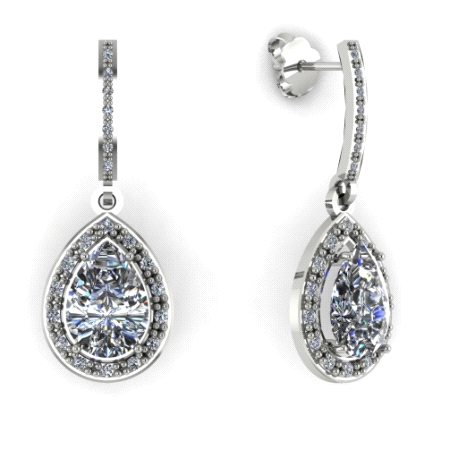 1PEB1344     PENDIENTES ORO BLANCO